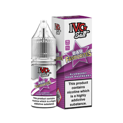 Product Image of Blueberry Sour Raspberry Nic Salt E-Liquid by IVG Bar Salt Favourites