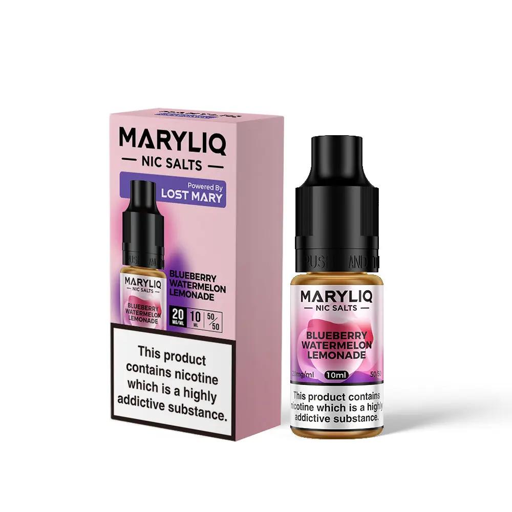 Product Image of Blueberry Watermelon Lemonade Nic Salt E-Liquid by Maryliq Salts 10ml