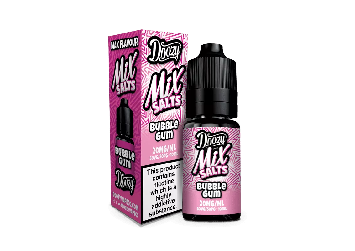 Product Image of Bubblegum Nic Salt E-Liquid by Doozy Mix 10ml