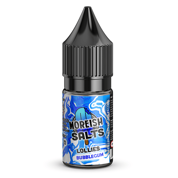 Product Image of Lollies Bubblegum Nic Salt E-liquid by Moreish Puff 10ml