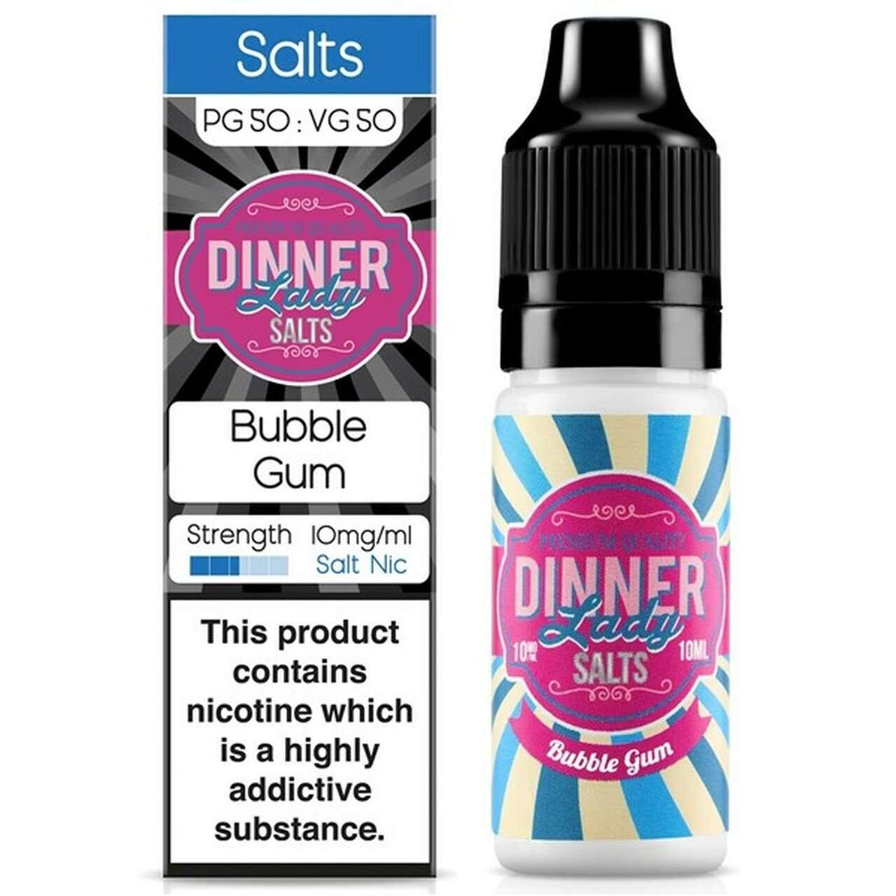 Product Image of Bubble Gum Nic Salt E-Liquid by Dinner Lady 10ml