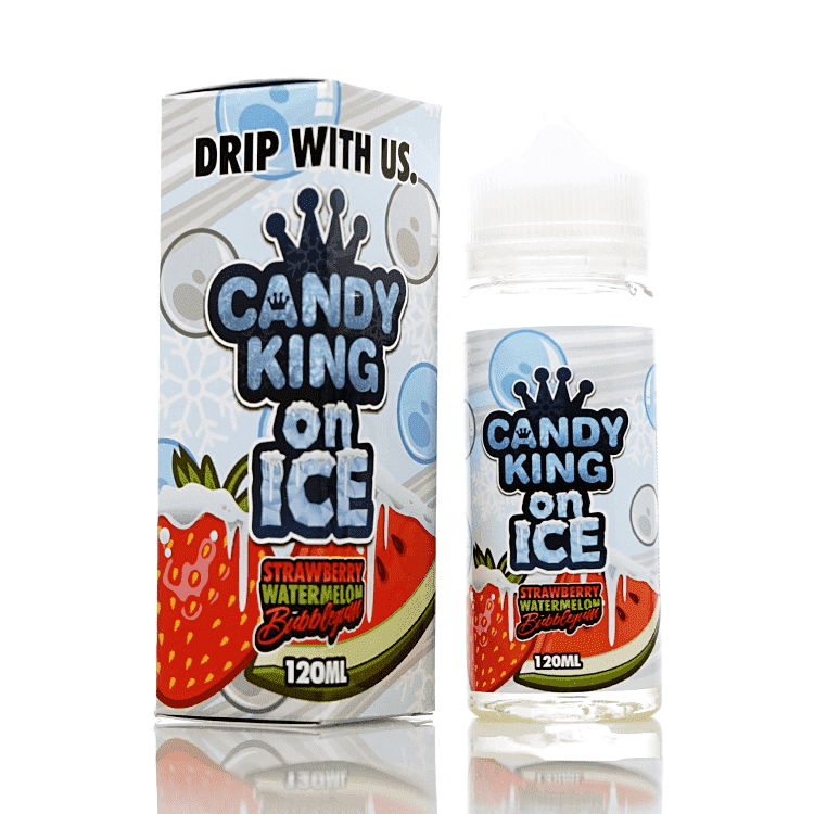 Product Image of Candy King E Liquid - Strawberry Watermelon Bubblegum Ice - 100ml