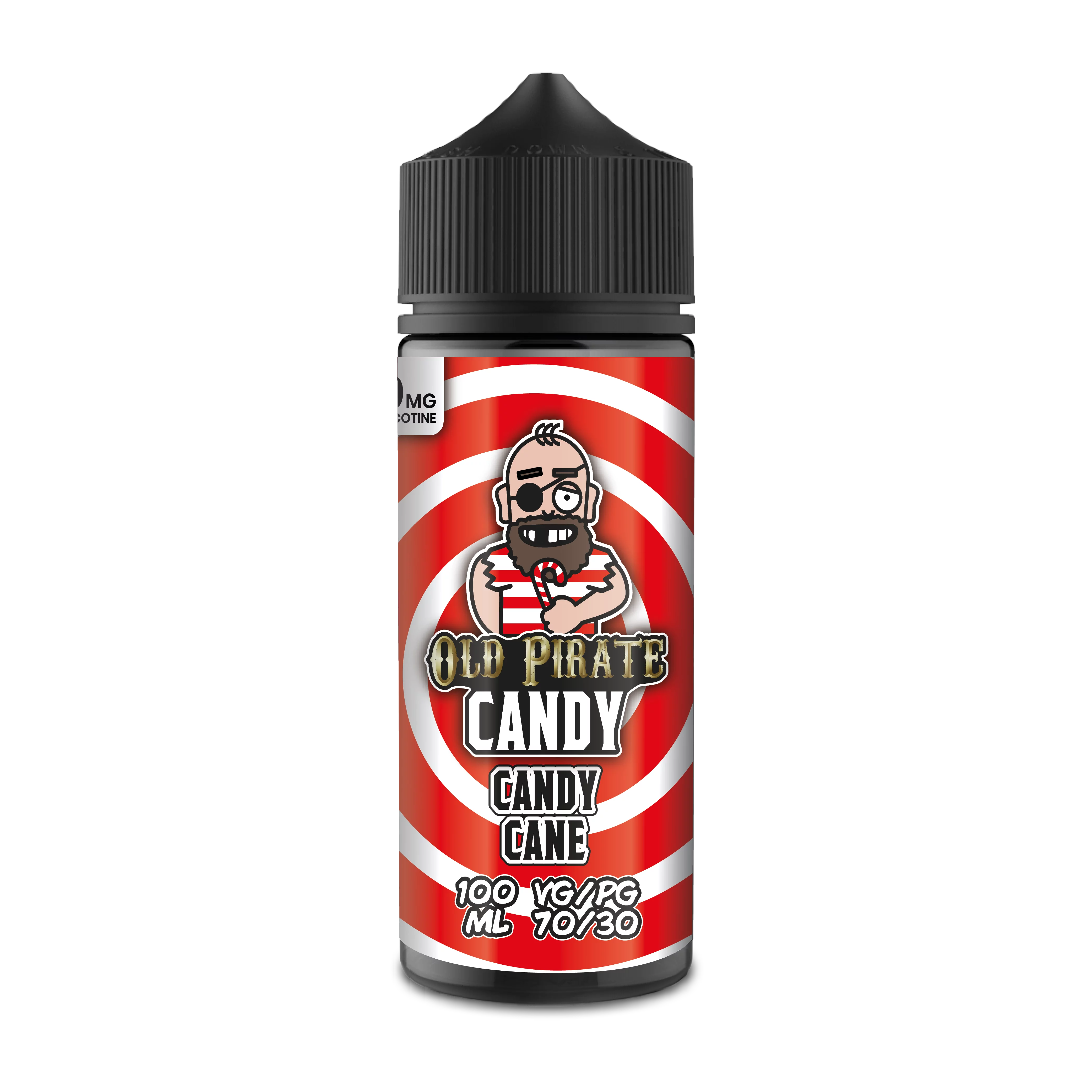 Product Image of Old Pirate E Liquid Candy - Candy Cane - 100ml