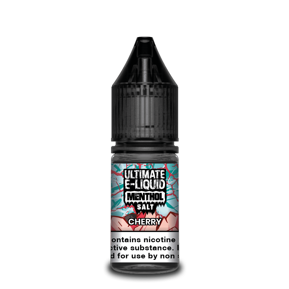 Product Image of Cherry Menthol Nic Salt E-Liquid by Ultimate Salts 10ml