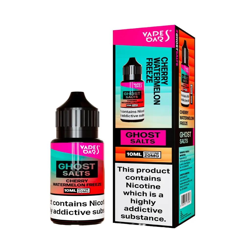 Product Image of Cherry Watermelon Freeze Nic Salt E-liquid by Vapes Bar Ghost Salts 10ml