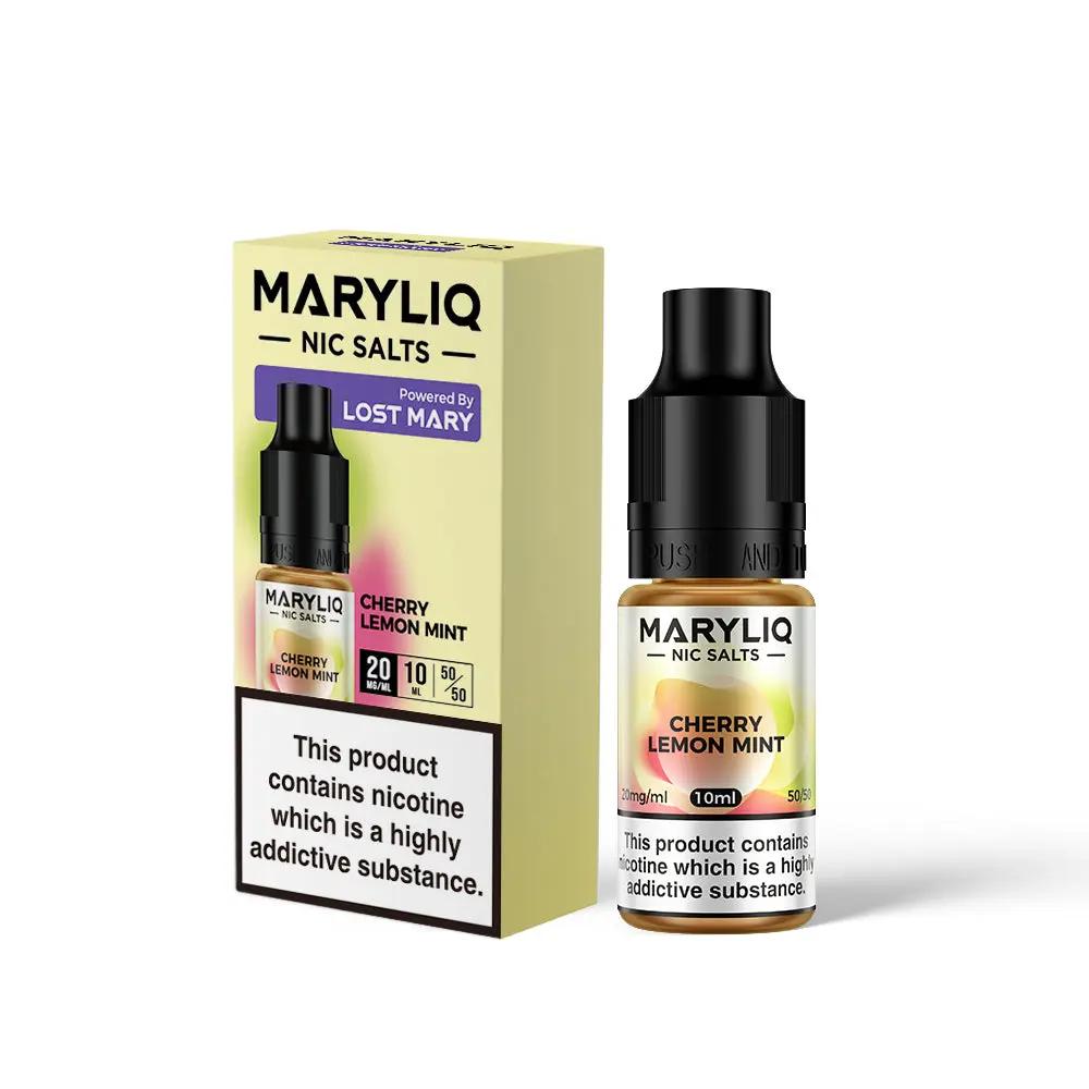 Product Image of Cherry Lemon Mint Nic Salt E-Liquid by Maryliq Salts 10ml