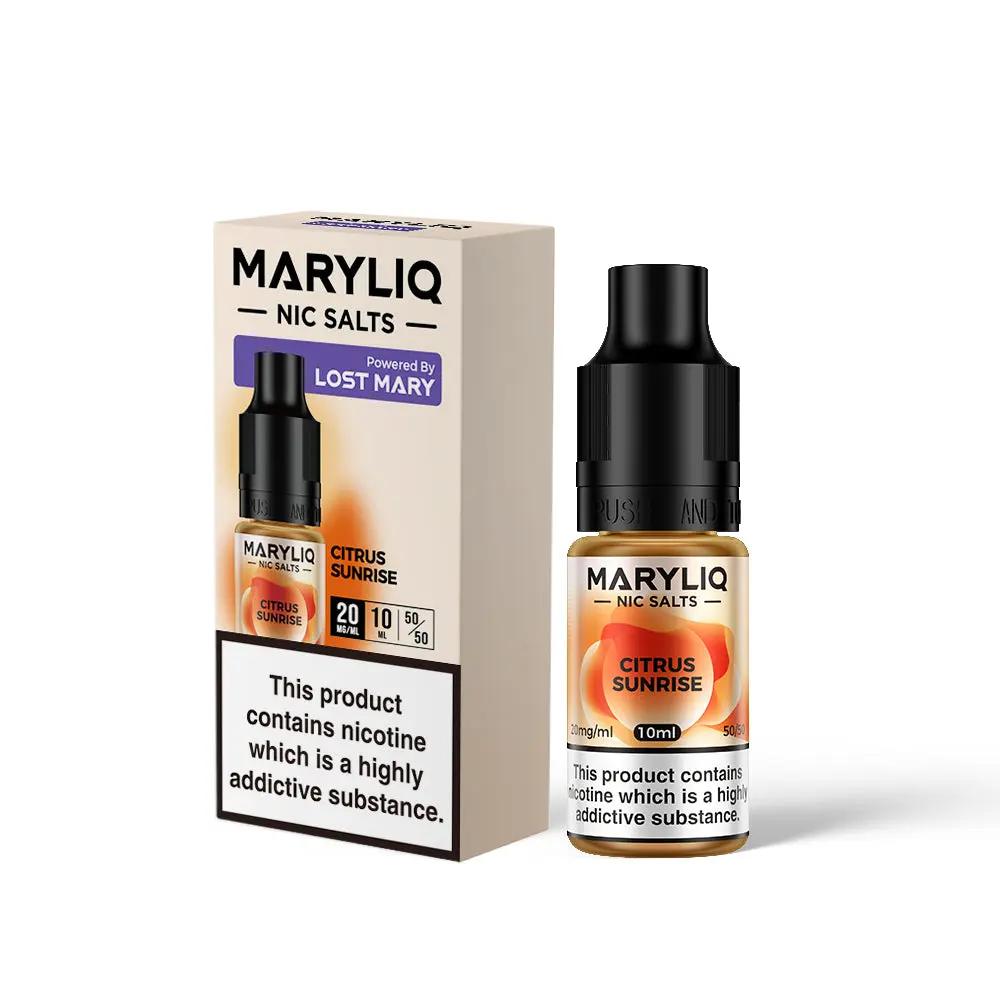 Product Image of Citrus Sunrise Nic Salt E-Liquid by Maryliq Salts 10ml