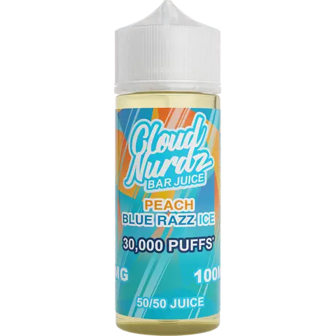 Product Image of Peach Blue Razz Ice Shortfill E-liquid by Cloud Nurdz 100ml