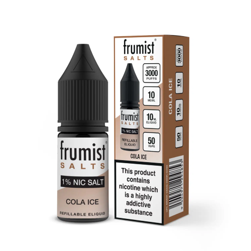 Product Image of Cola Ice Nic Salt E-Liquid by Frumist Salts 10ml