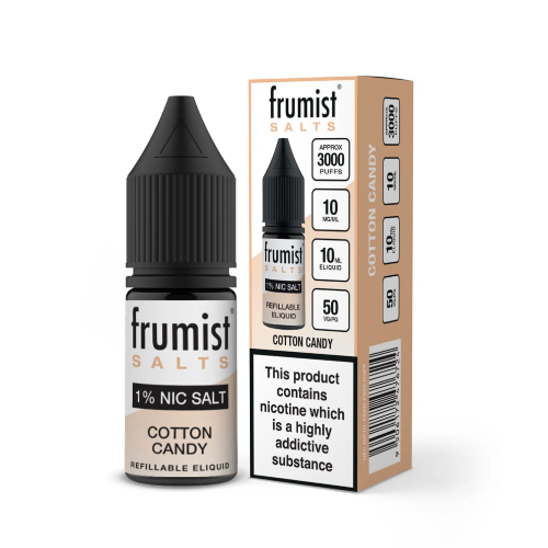 Product Image of Cotton Candy Nic Salt E-Liquid by Frumist Salts 10ml