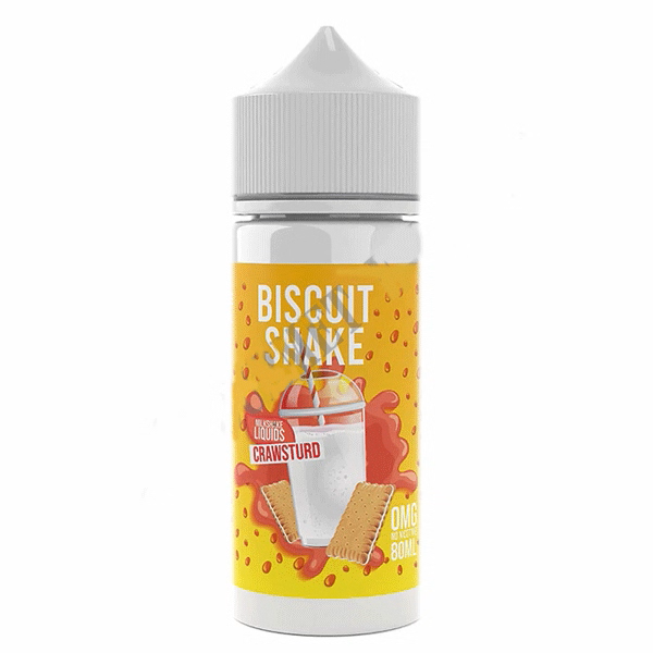 Product Image of Milkshake E Liquids - Crawsturd Biscuit Shake - 80ml (Expired Jan 2024)