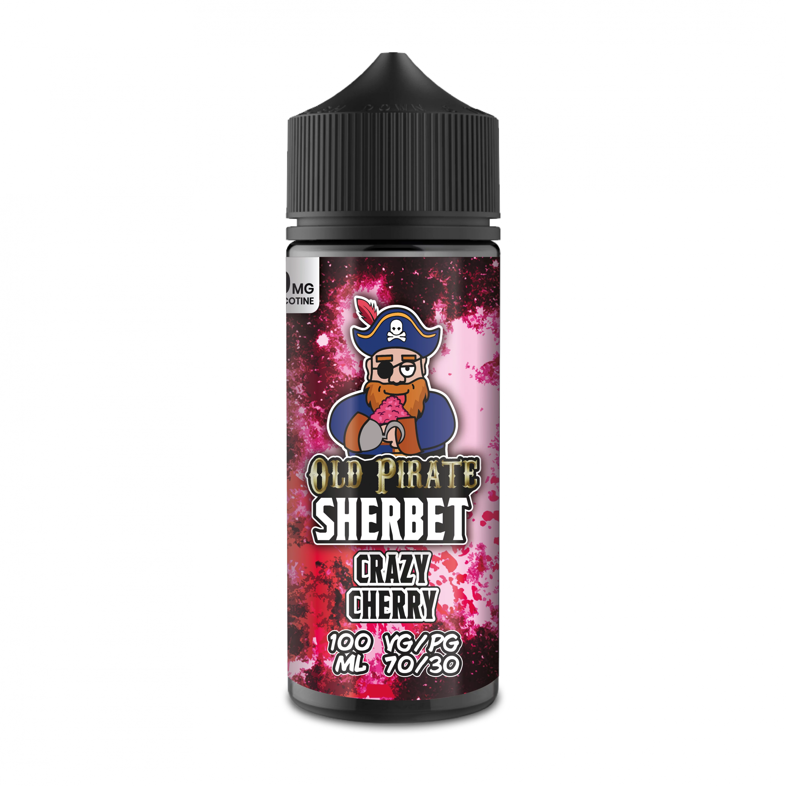 Product Image of Old Pirate E Liquid Sherbet - Crazy Cherry - 100ml