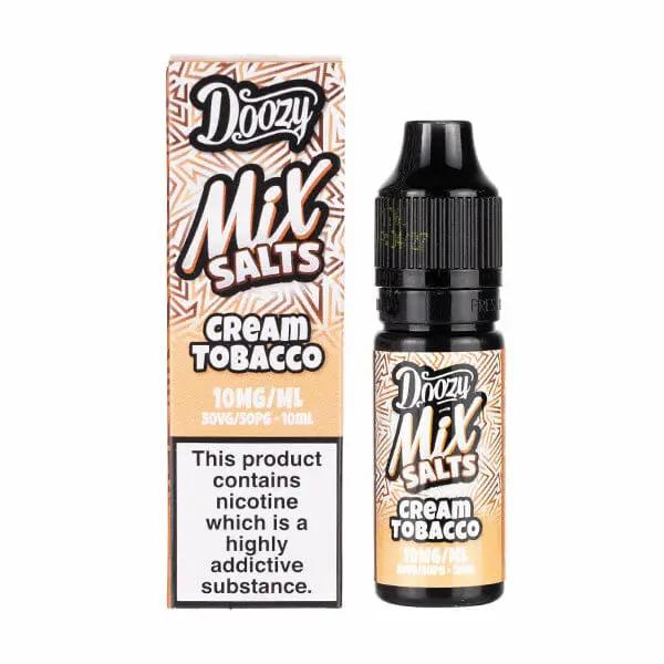 Product Image of Cream Tobacco Nic Salt E-Liquid by Doozy Mix 10ml