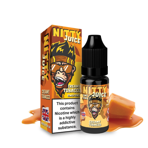 Product Image of Creamy Tobacco Nic Salt E-Liquid by Vapes Bar Nitty Juice 10ml