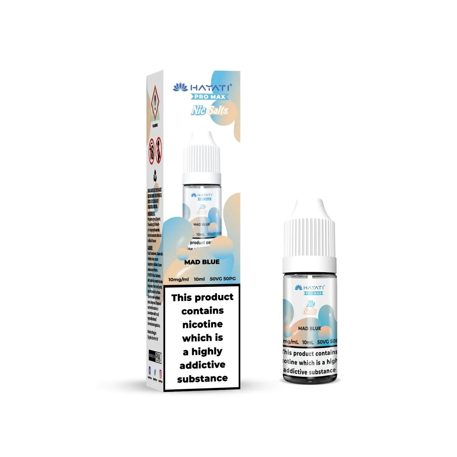 Product Image of Mad Blue Nic Salt E-liquid by Hayati Crystal Pro Max 10ml