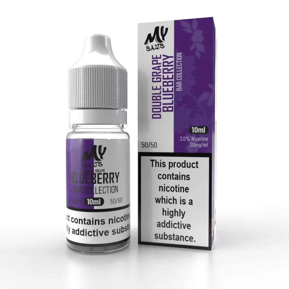 Product Image of Double Grape Blueberry Nic Salt E-liquid by My Salt Nic Salt 10ml