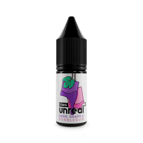 Product Image of Dark Grape & Bubblegum Nic Salt E-Liquid by Unreal2 10ml