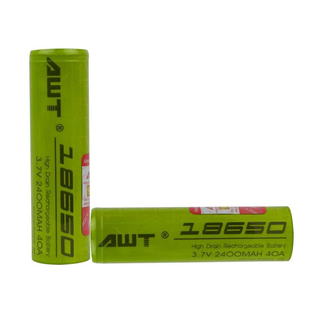 Product Image of 1 x AWT 18650 2400MAH 40A 3.7V