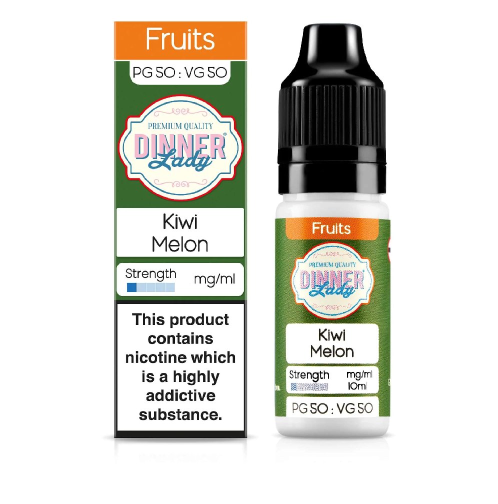 Product Image of Kiwi Melon (Melon Twist) Nic Salt E-Liquid by Dinner Lady 10ml