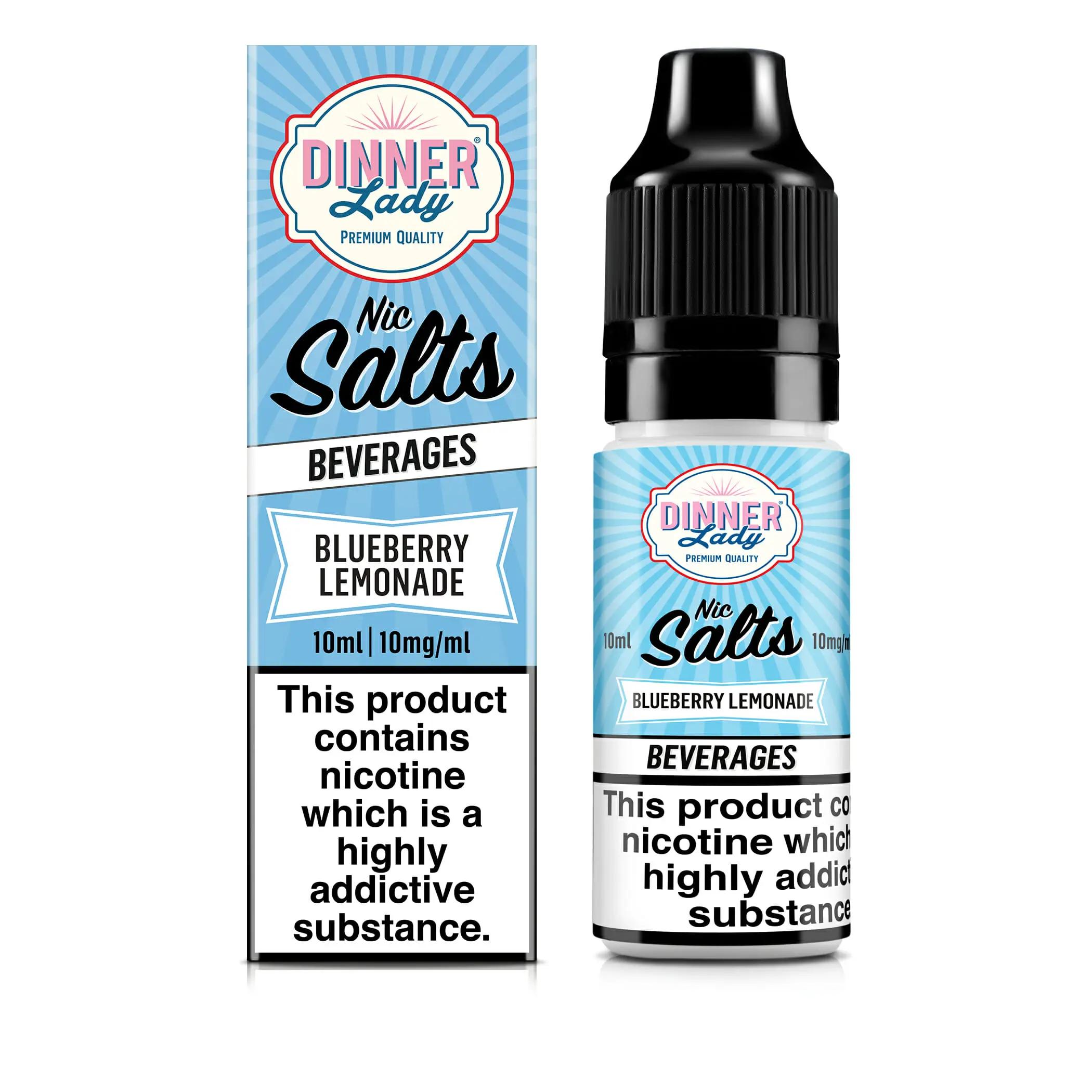 Product Image of Blueberry Lemonade Nic Salt E-Liquid by Dinner Lady 10ml