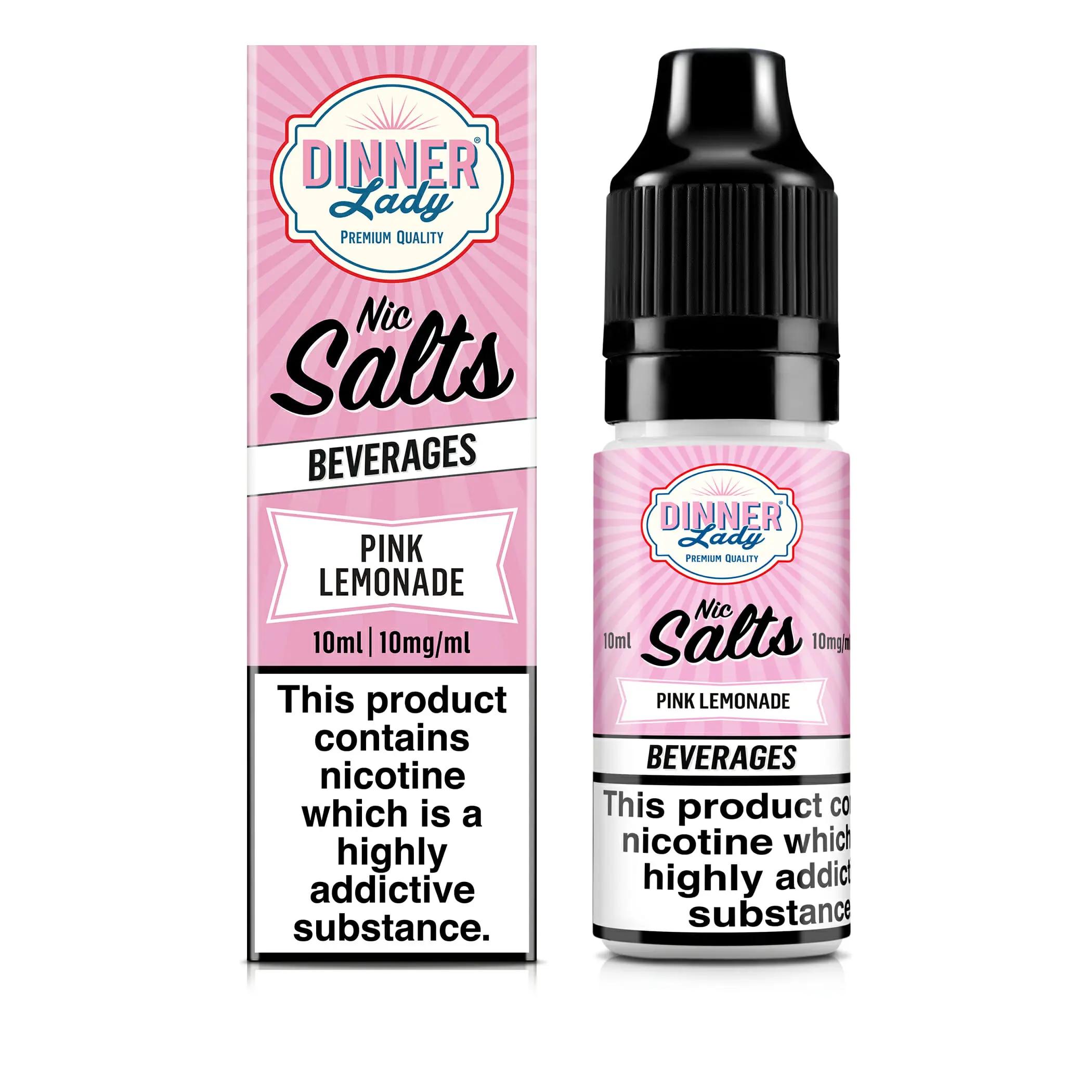 Product Image of Pink Lemonade Nic Salt E-Liquid by Dinner Lady 10ml