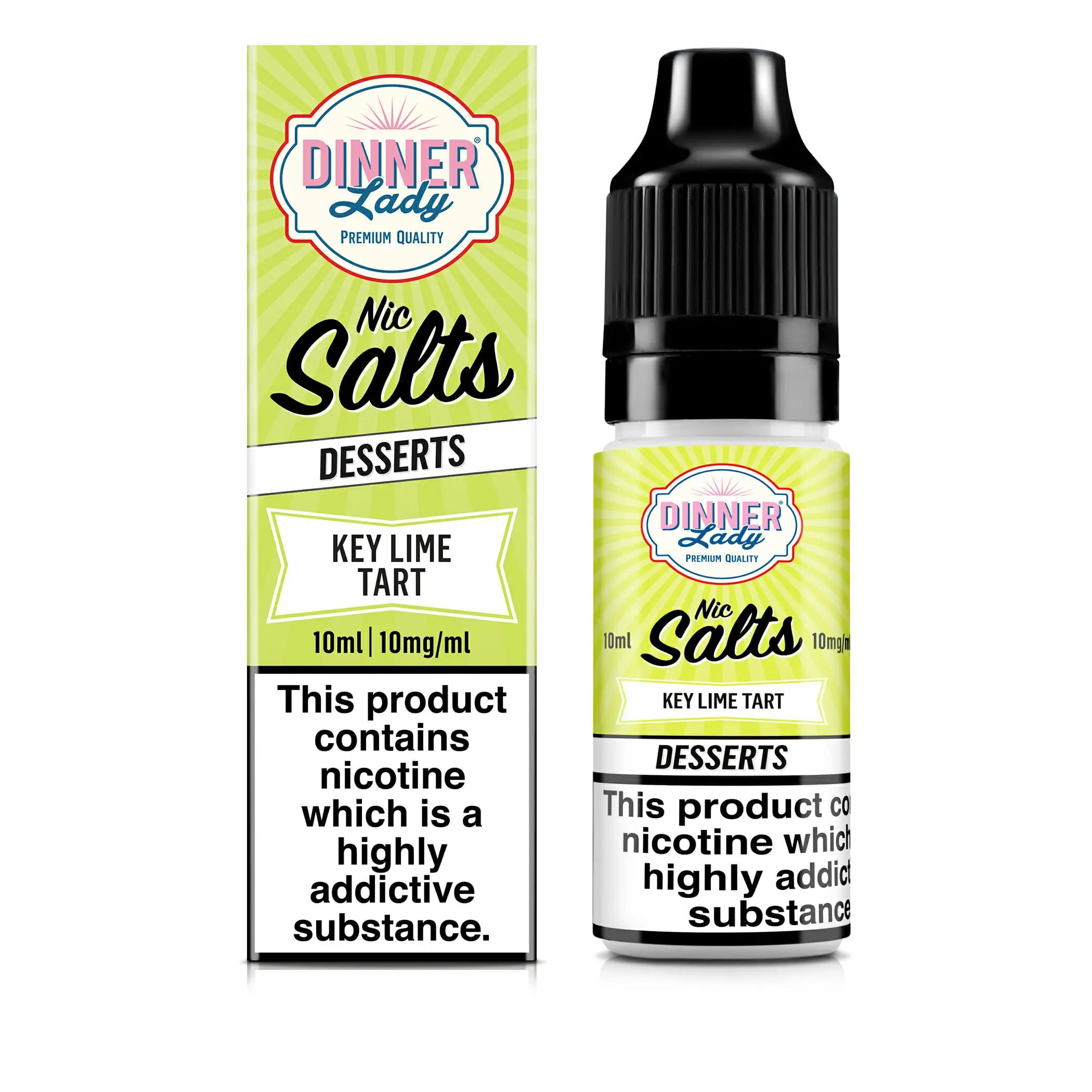 Product Image of Key Lime Tart Nic Salt E-Liquid by Dinner Lady 10ml