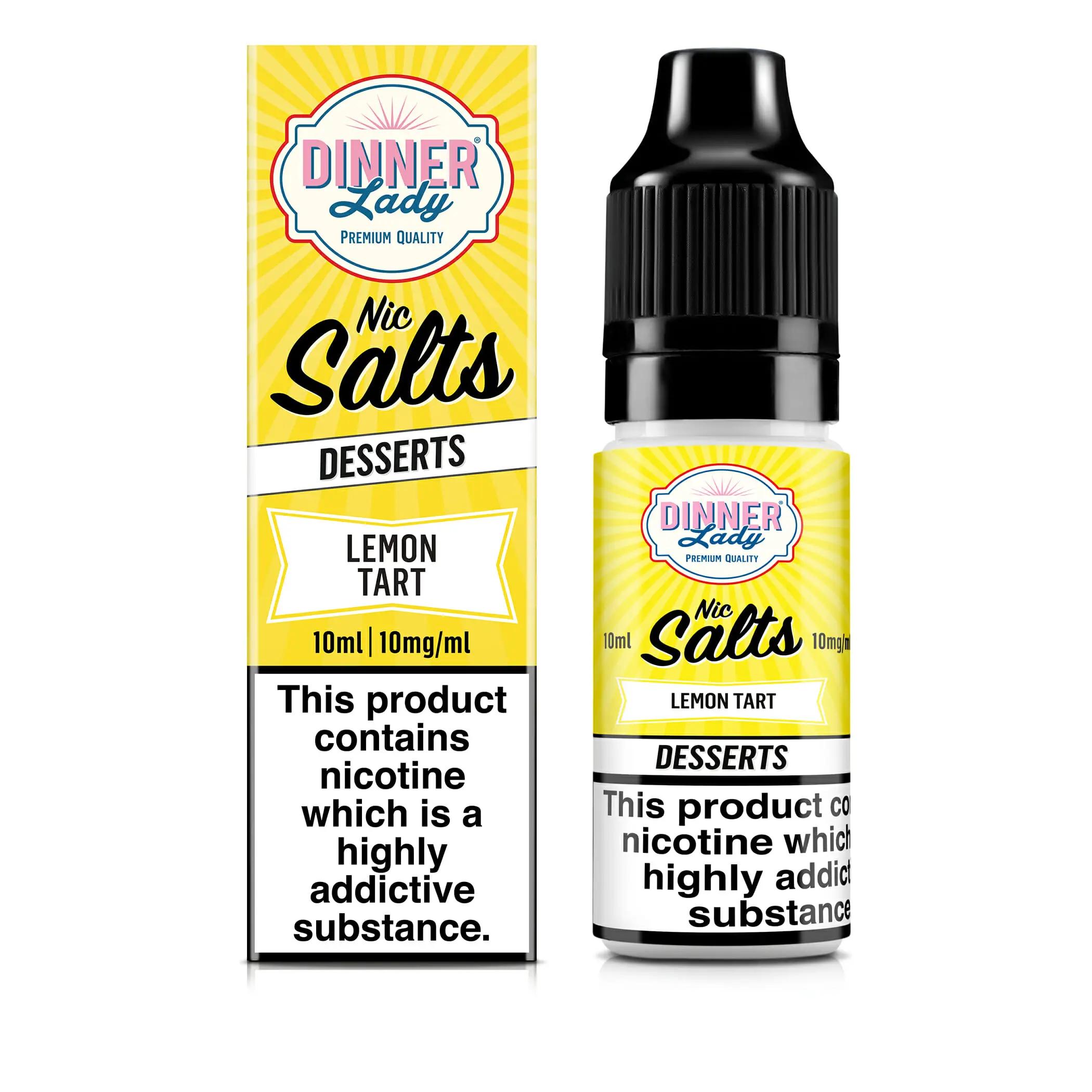 Product Image of Lemon Tart Nic Salt E-Liquid by Dinner Lady 10ml