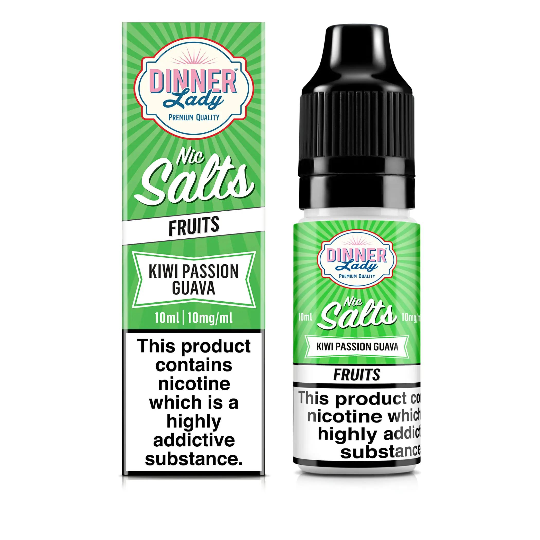 Product Image of Kiwi Passion Fruit Nic Salt E-Liquid by Dinner Lady 10ml