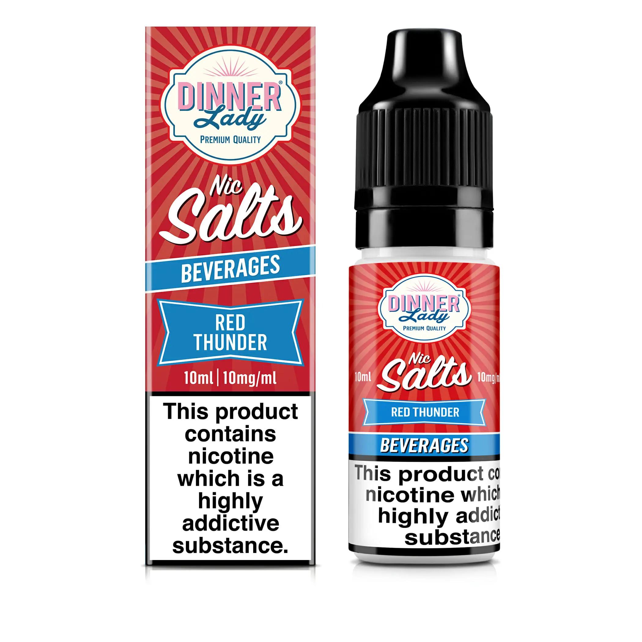 Product Image of Red Thunder Nic Salt E-Liquid by Dinner Lady 10ml