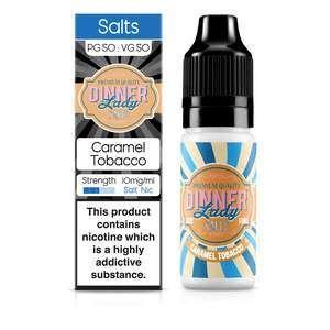 Product Image of Caramel Tobacco Nic Salt E-Liquid by Dinner Lady 10ml