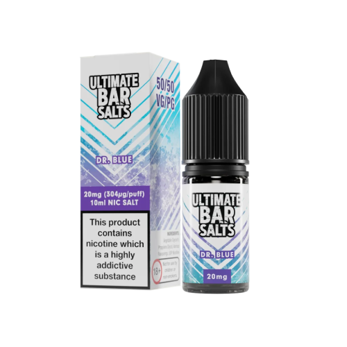 Product Image of Dr. Blue Nic Salt E-Liquid by Ultimate Bar Salts 10ml