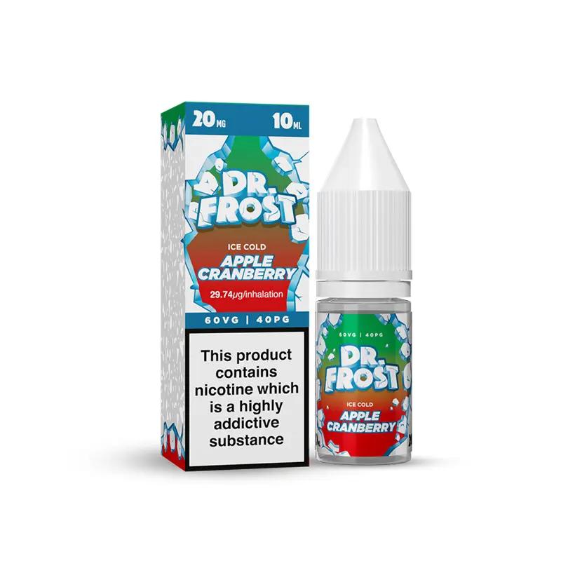 Product Image of Apple & Cranberry Ice Nic Salt E-Liquid by Dr Frost 10ml