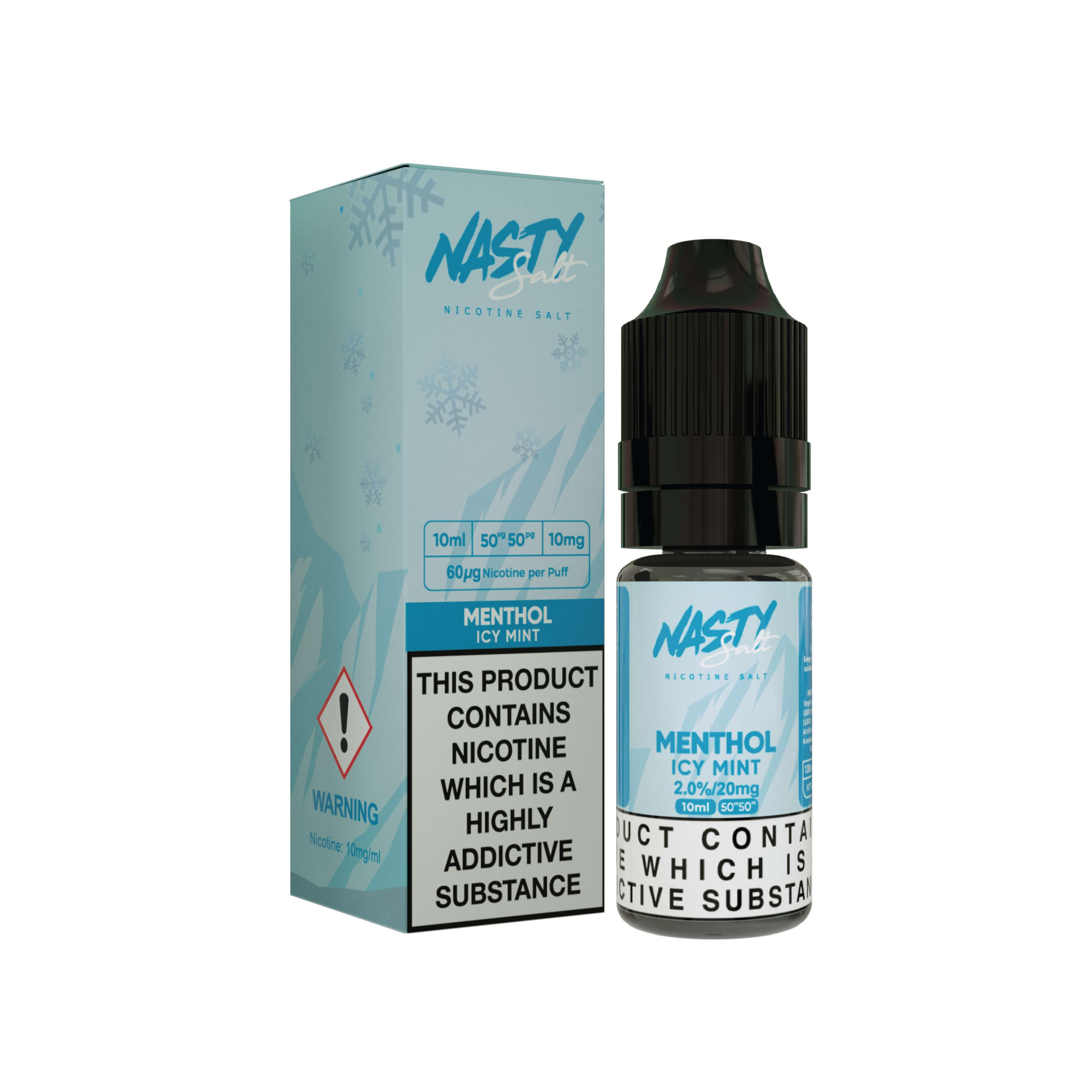 Product Image of Menthol Nic Salt E-Liquid by Nasty Juice 10ml