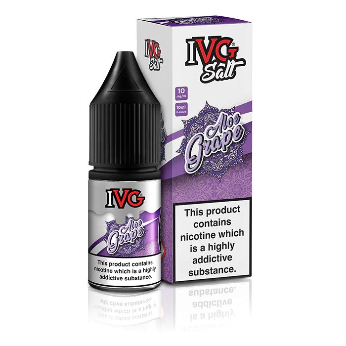 Product Image of Aloe Grape Nic Salt E-Liquid by IVG 10ml