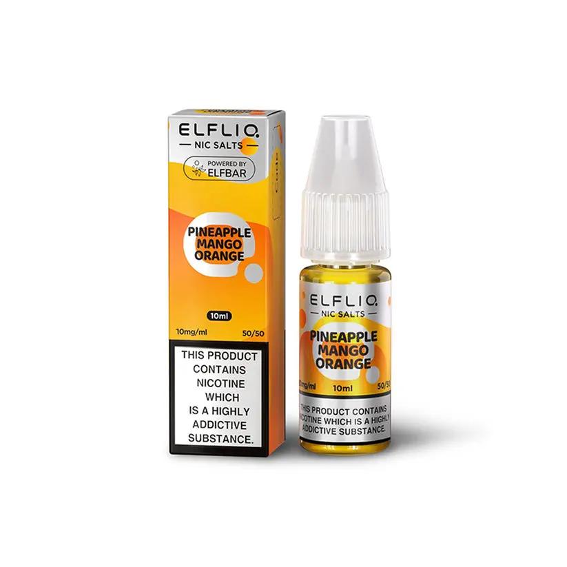 Product Image of Pineapple Mango Orange Nic Salt E-Liquid by Elf Bar Elfliq Salts 10ml