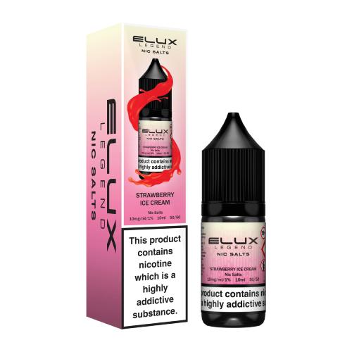 Product Image of Strawberry Ice Cream Nic Salt E-Liquid by Elux Legend 10ml