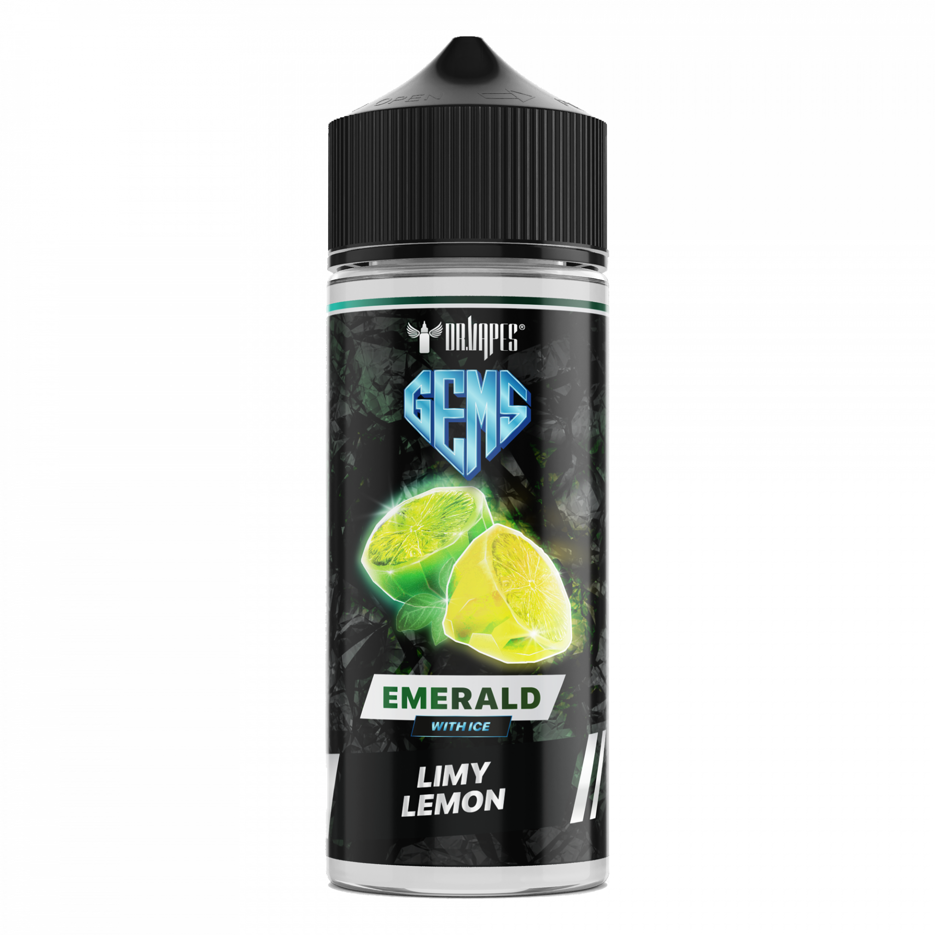 Product Image of Dr Vapes Gems E liquid - Emerald with Ice Limy Lemon - 100ml