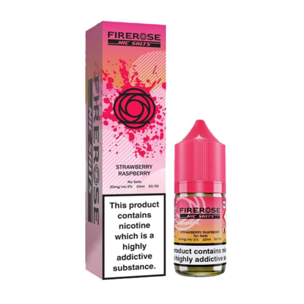 Product Image of Strawberry Raspberry Nic Salt E-Liquid by Firerose 5000 Nic salt 10ml