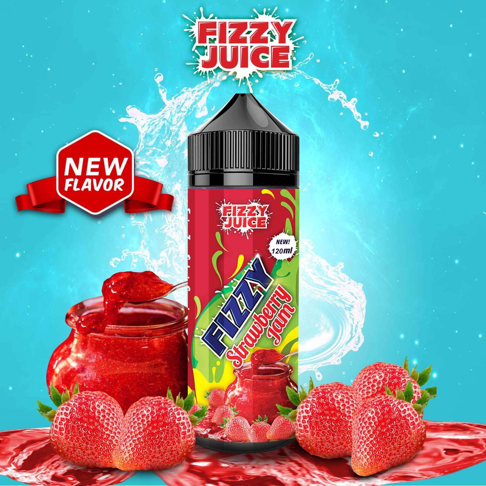 Product Image of Strawberry Jam Shortfill E-Liquid by Mohawk & Co Fizzy 100ml