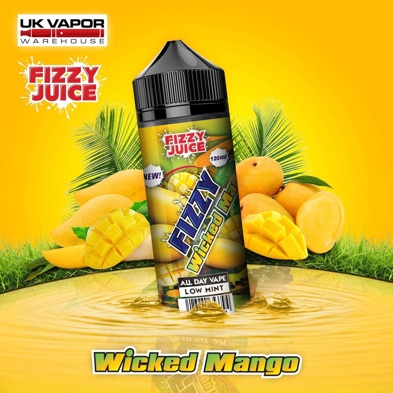 Product Image of Fizzy Wicked Mango Shortfill E-Liquid by Mohawk & Co Fizzy 100ml