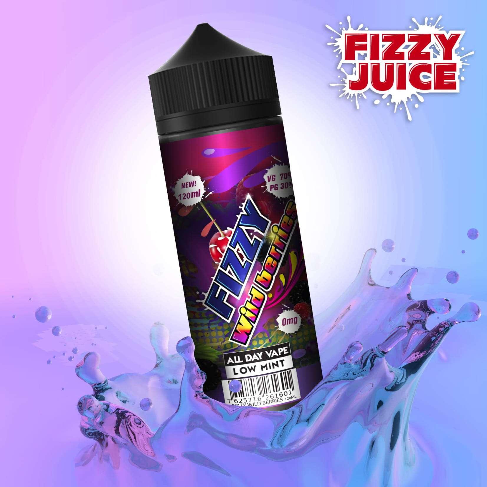 Product Image of Wild Berries Shortfill E-Liquid by Mohawk & Co Fizzy 100ml