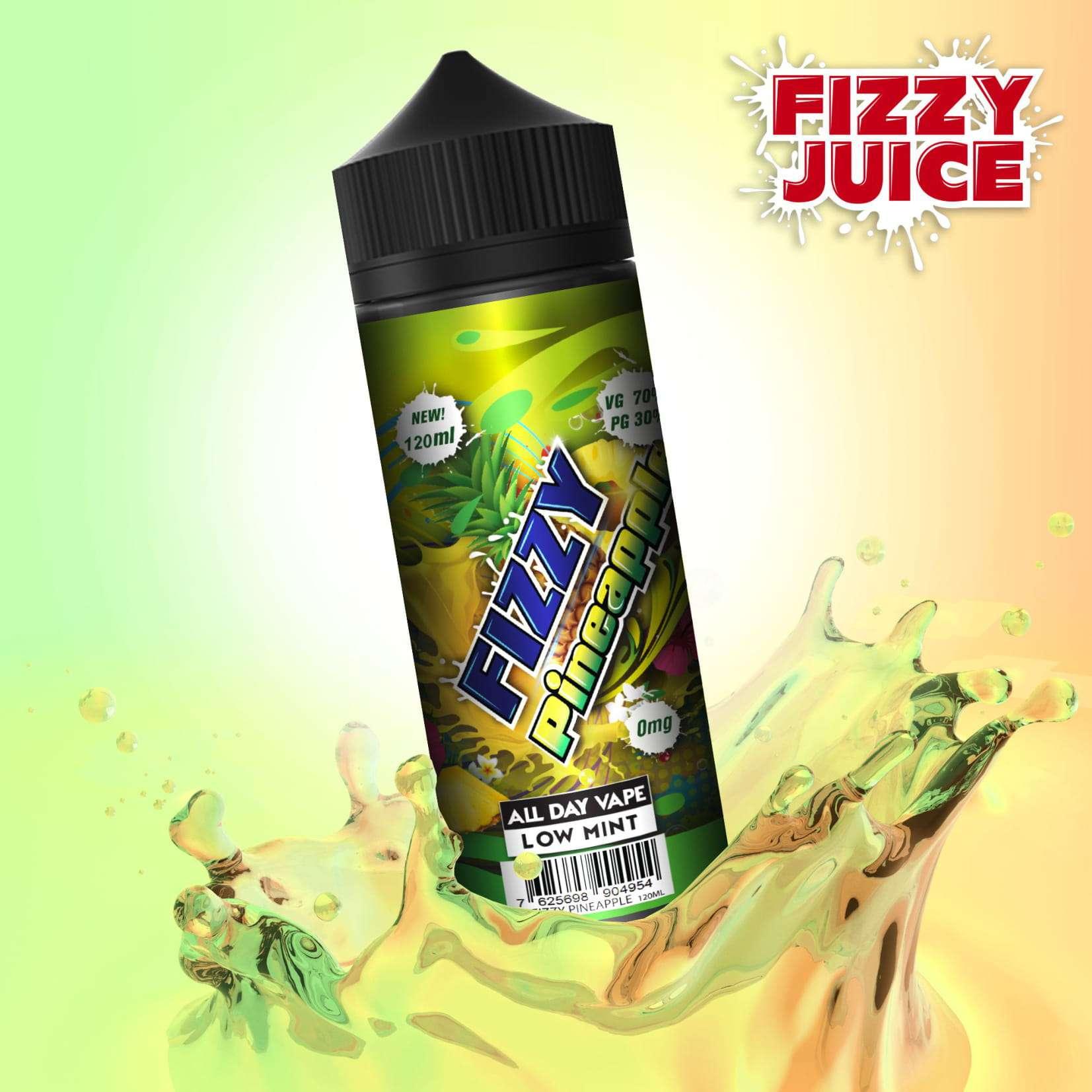 Product Image of Pineapple Shortfill E-Liquid by Mohawk & Co Fizzy 100ml