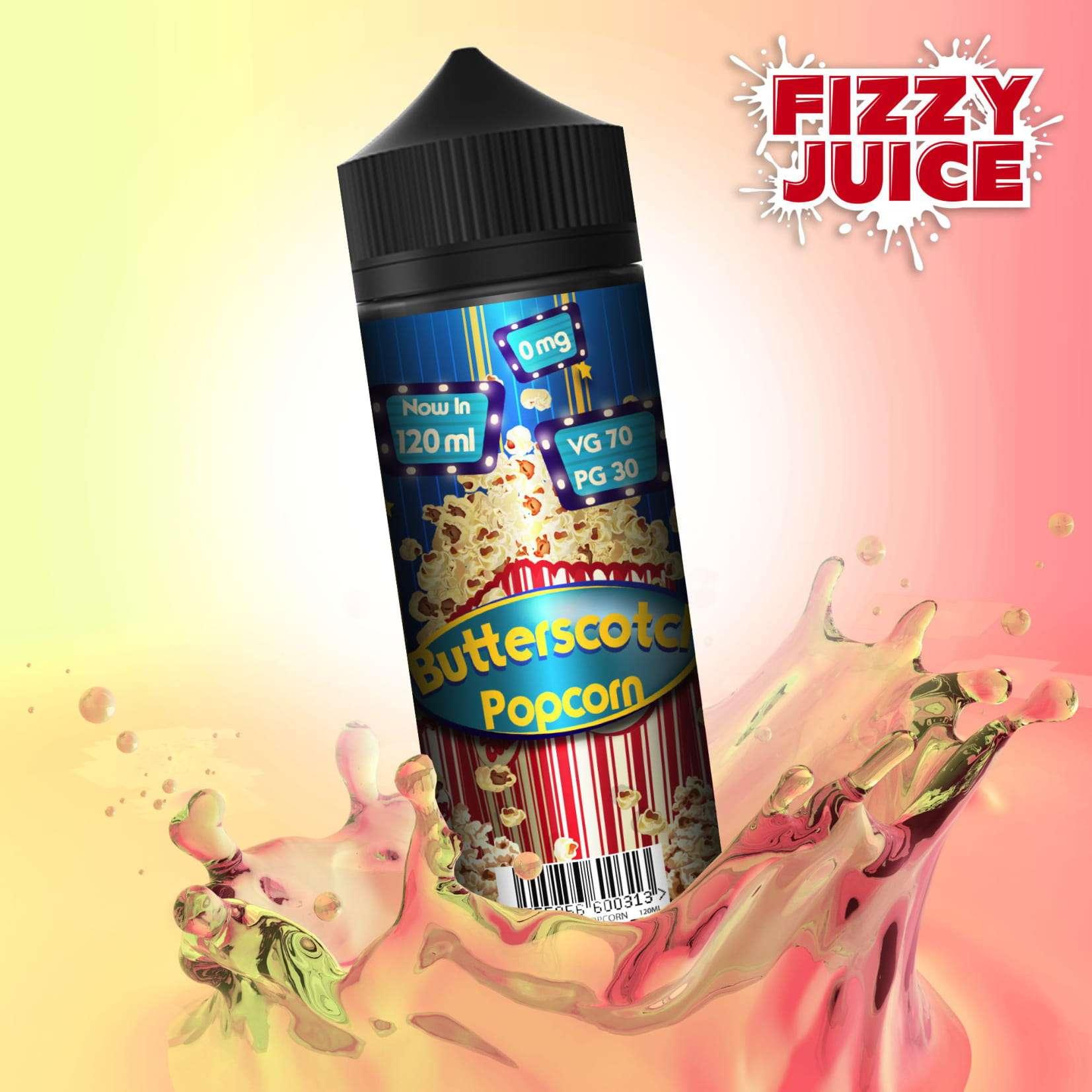 Product Image of Butterscotch Popcorn Shortfill E-Liquid by Mohawk & Co Fizzy 100ml