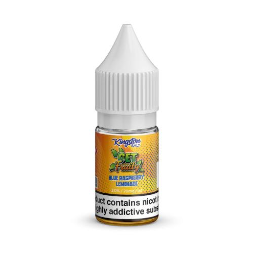 Product Image of Blue Raspberry Lemonade Nic Salt E-Liquid by Kingston Get Fruity Salt 10ml