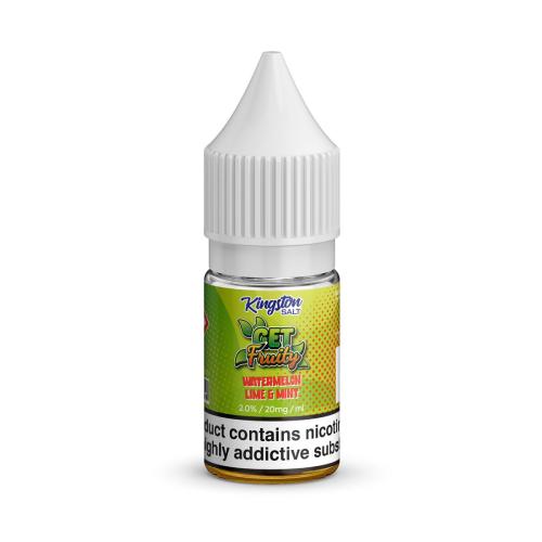 Product Image of Watermelon Lime and Mint Nic Salt E-liquid by Kingston Get Fruity Salt 10ml