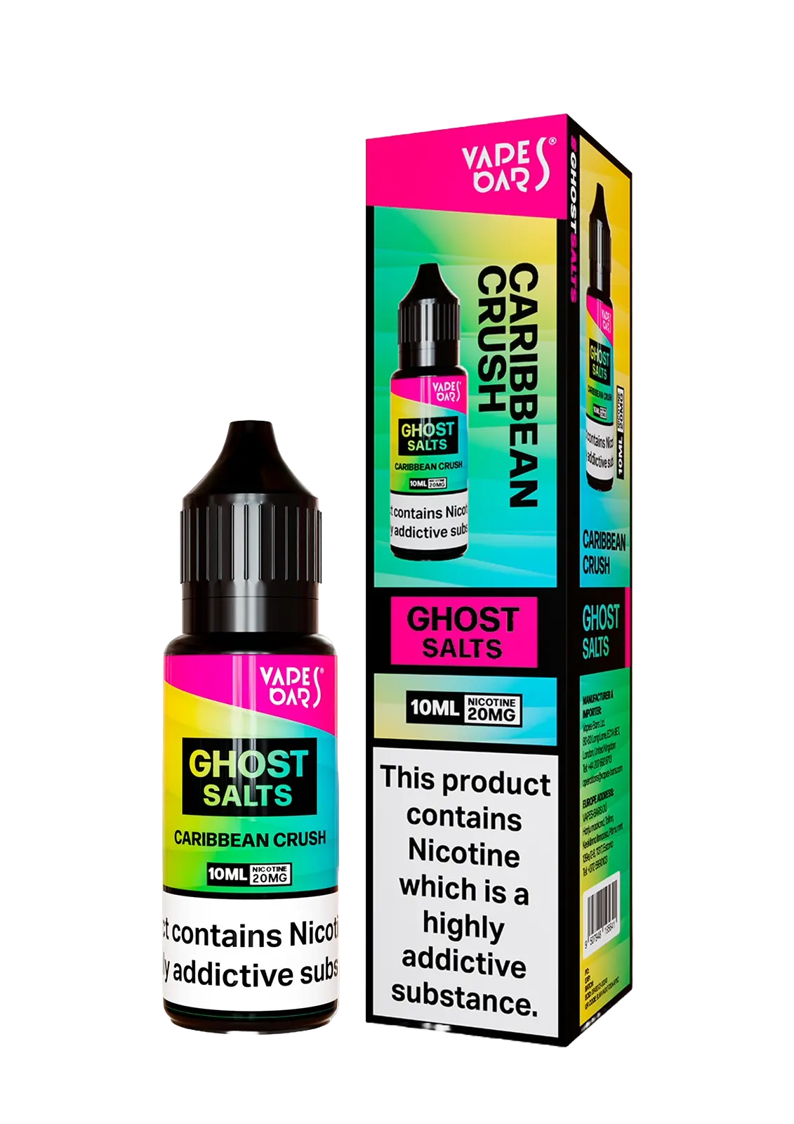 Product Image of Caribbean Crush Nic Salt E-liquid by Vapes Bar Ghost Salts 10ml