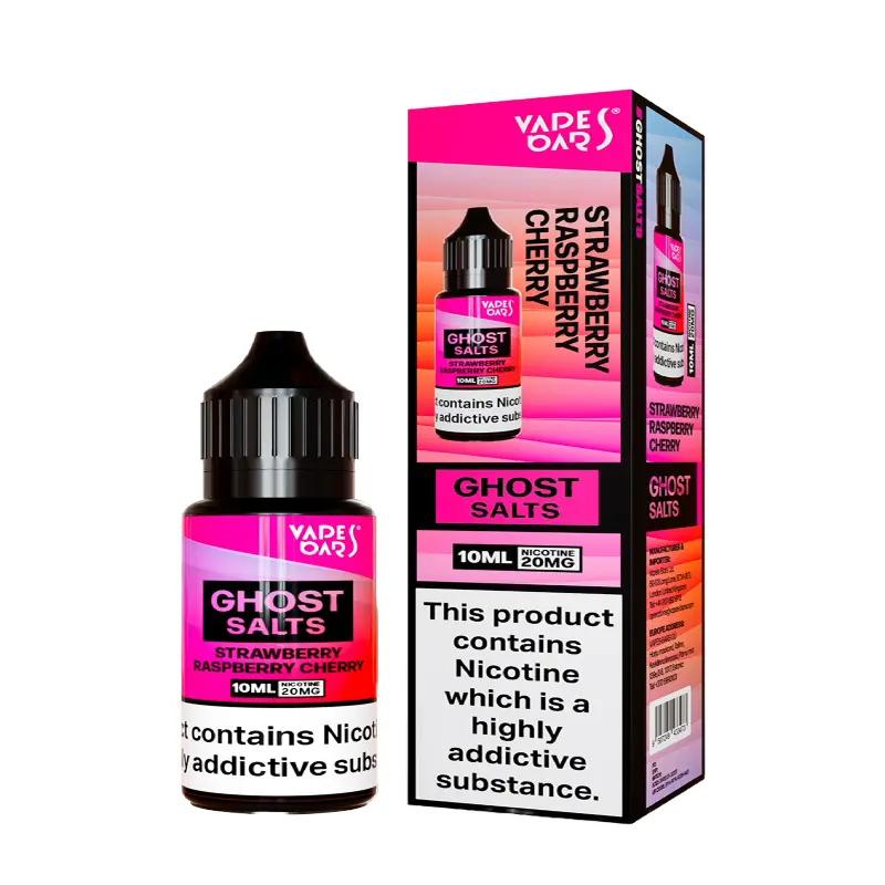 Product Image of Strawberry Raspberry Cherry Nic Salt E-liquid by Vapes Bar Ghost Salts 10ml