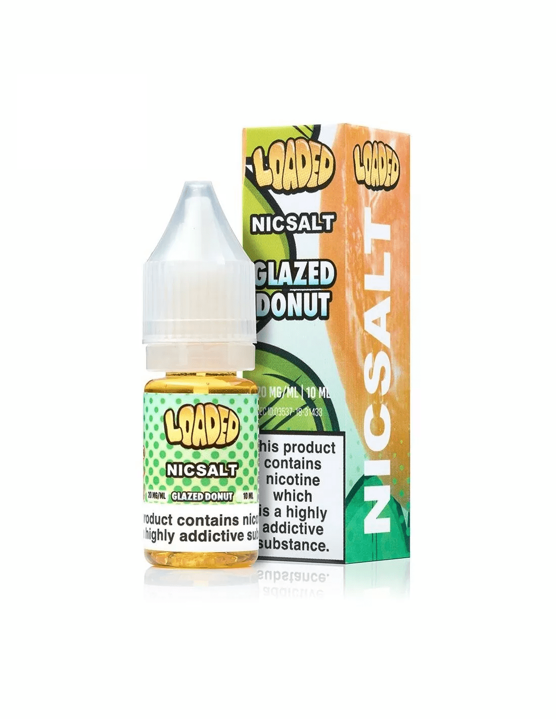 Product Image of Glazed Donuts Nic Salt E-Liquid by Loaded 10ml