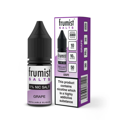 Product Image of Grape Nic Salt E-Liquid by Frumist Salts 10ml