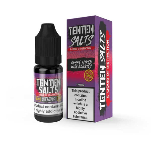 Product Image of Grape Mixed with Berries Nic Salt E-Liquid by TenTen 10ml